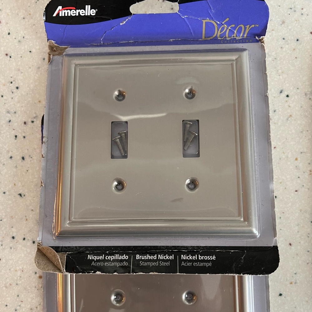 NEW Assortment Bronze and Nickel Metal Wallplates